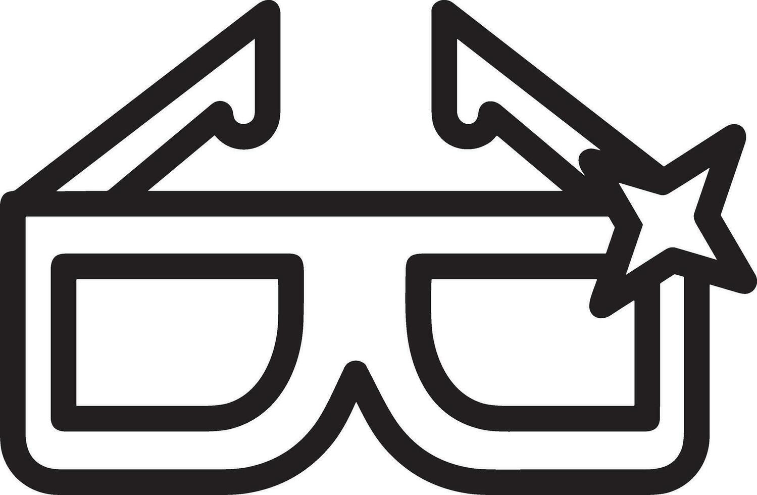 Glasses optical icon symbol image vector. Illustration of sunglasses protection eyesight graphic design image vector