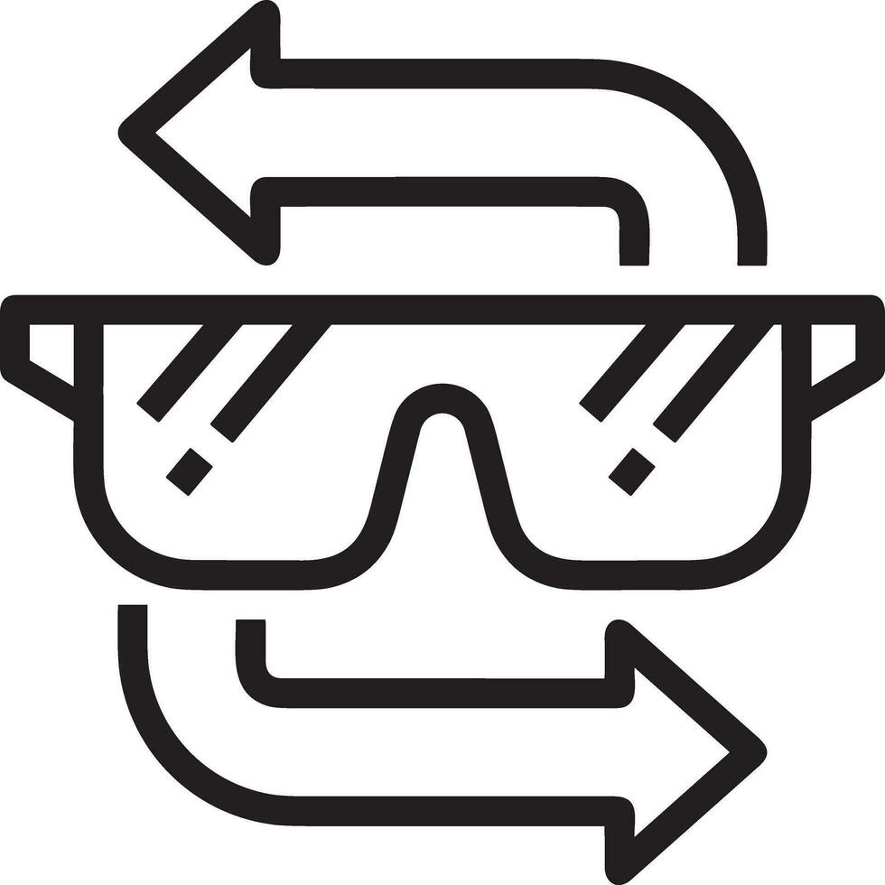 Glasses optical icon symbol image vector. Illustration of sunglasses protection eyesight graphic design image vector
