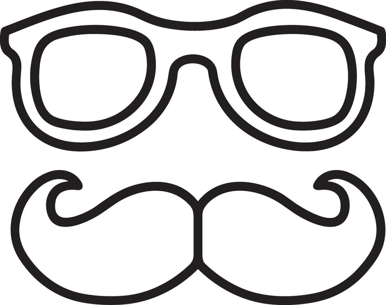 Glasses optical icon symbol image vector. Illustration of sunglasses protection eyesight graphic design image vector