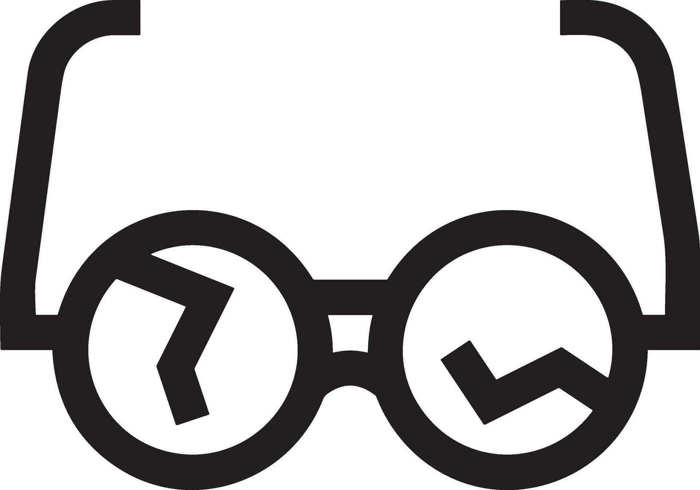 Glasses optical icon symbol image vector. Illustration of sunglasses protection eyesight graphic design image vector