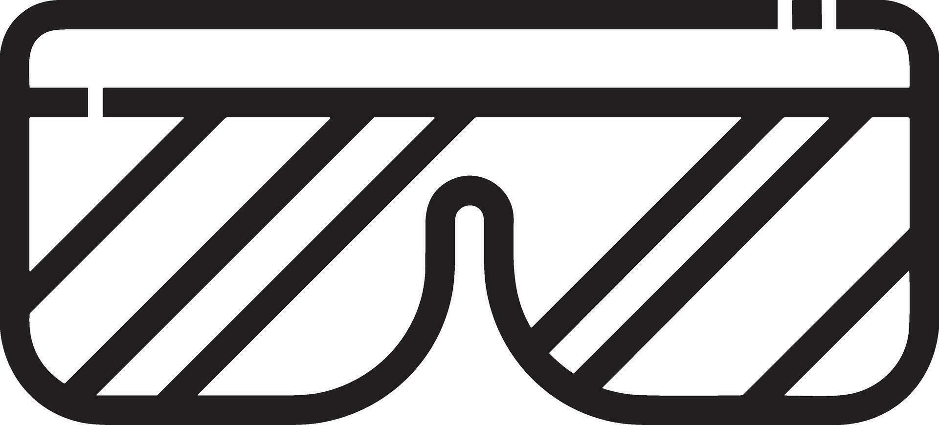 lentes óptico icono símbolo imagen vector. ilustración de Gafas de sol proteccion vista gráfico diseño imagen vector