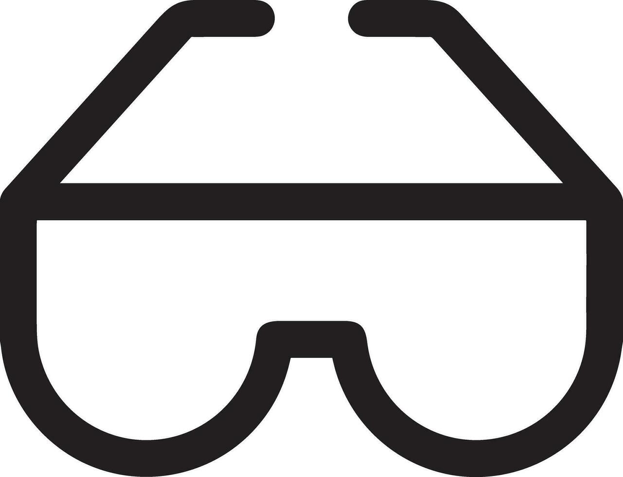 Glasses optical icon symbol image vector. Illustration of sunglasses protection eyesight graphic design image vector