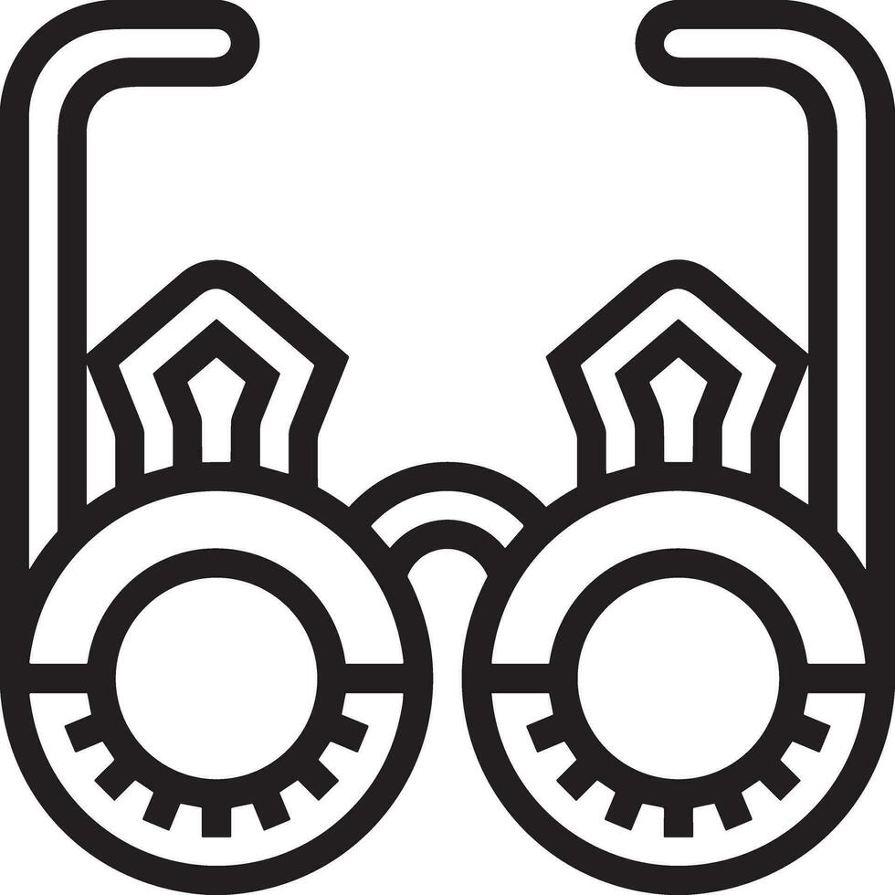 Glasses optical icon symbol image vector. Illustration of sunglasses protection eyesight graphic design image vector