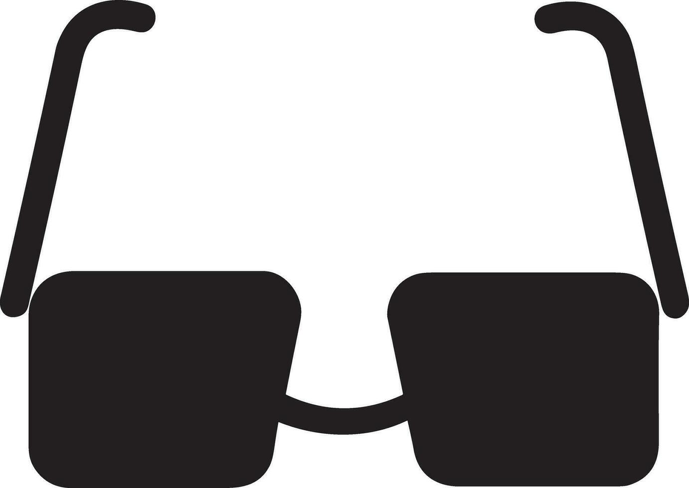 icono de gafas oscuras, estilo plano 14693227 Vector en Vecteezy