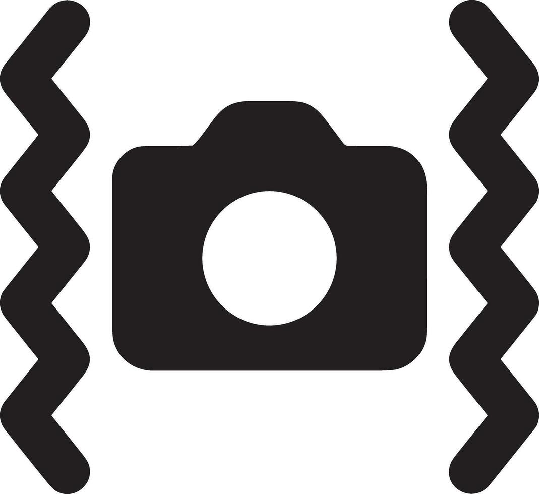 Camera photography icon symbol vector image. Illustration of multimedia photographic lens graphic design image