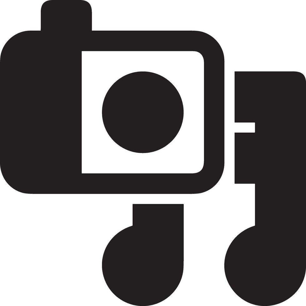 Camera photography icon symbol vector image. Illustration of multimedia photographic lens graphic design image