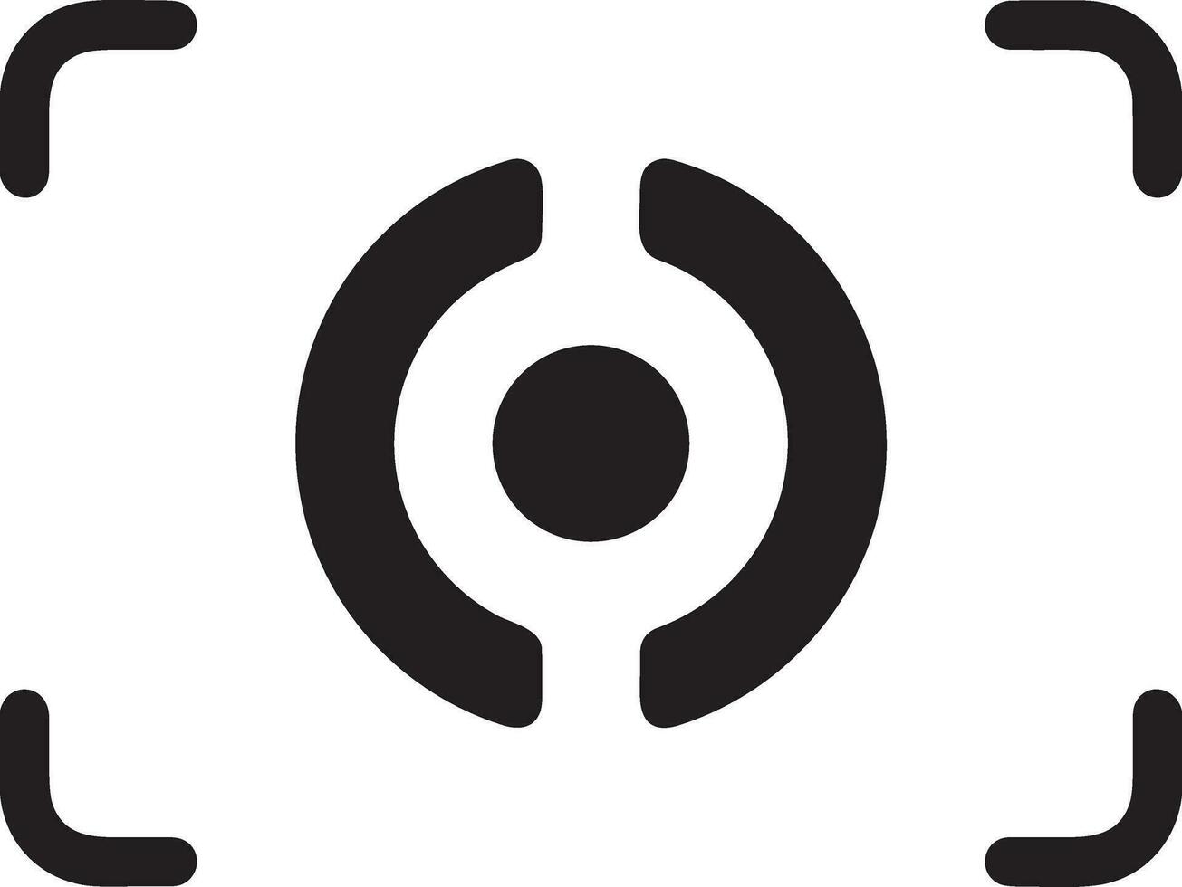 Camera photography icon symbol vector image. Illustration of multimedia photographic lens graphic design image
