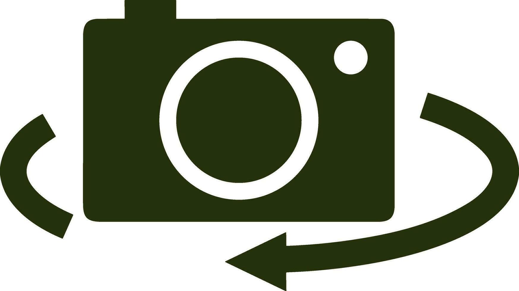 Camera photography icon symbol vector image. Illustration of multimedia photographic lens graphic design image