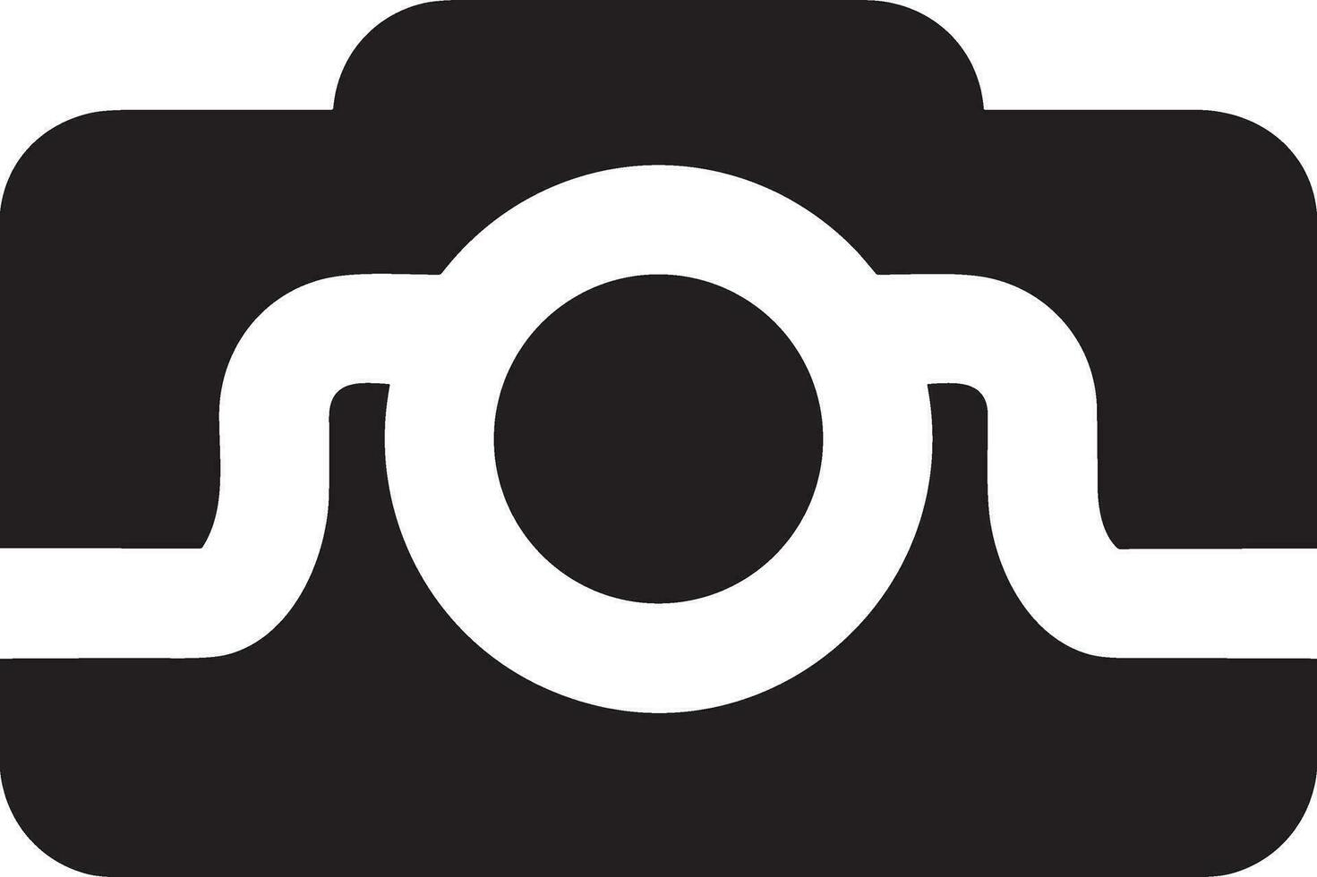 Camera photography icon symbol vector image. Illustration of multimedia photographic lens graphic design image