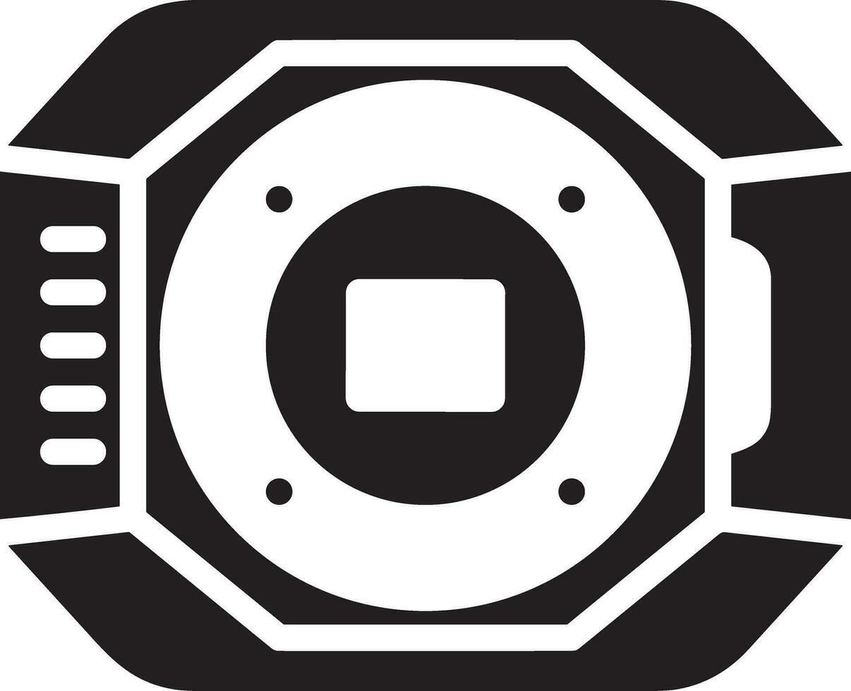 Camera photography icon symbol vector image. Illustration of multimedia photographic lens graphic design image