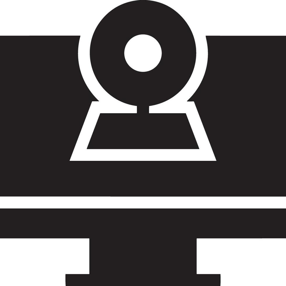 Camera photography icon symbol vector image. Illustration of multimedia photographic lens graphic design image