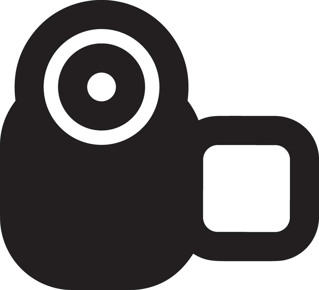 Camera photography icon symbol vector image. Illustration of multimedia photographic lens graphic design image