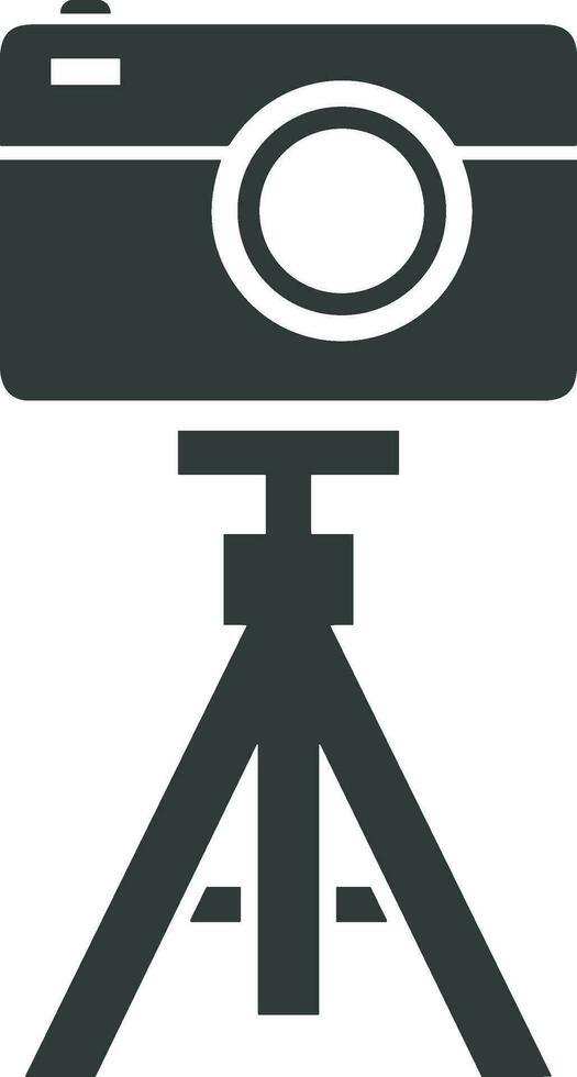 Camera photography icon symbol vector image. Illustration of multimedia photographic lens graphic design image