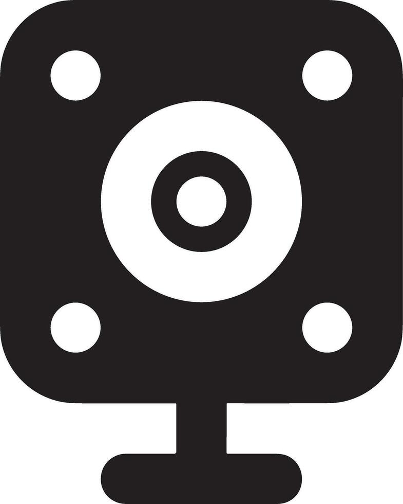 Camera photography icon symbol vector image. Illustration of multimedia photographic lens graphic design image