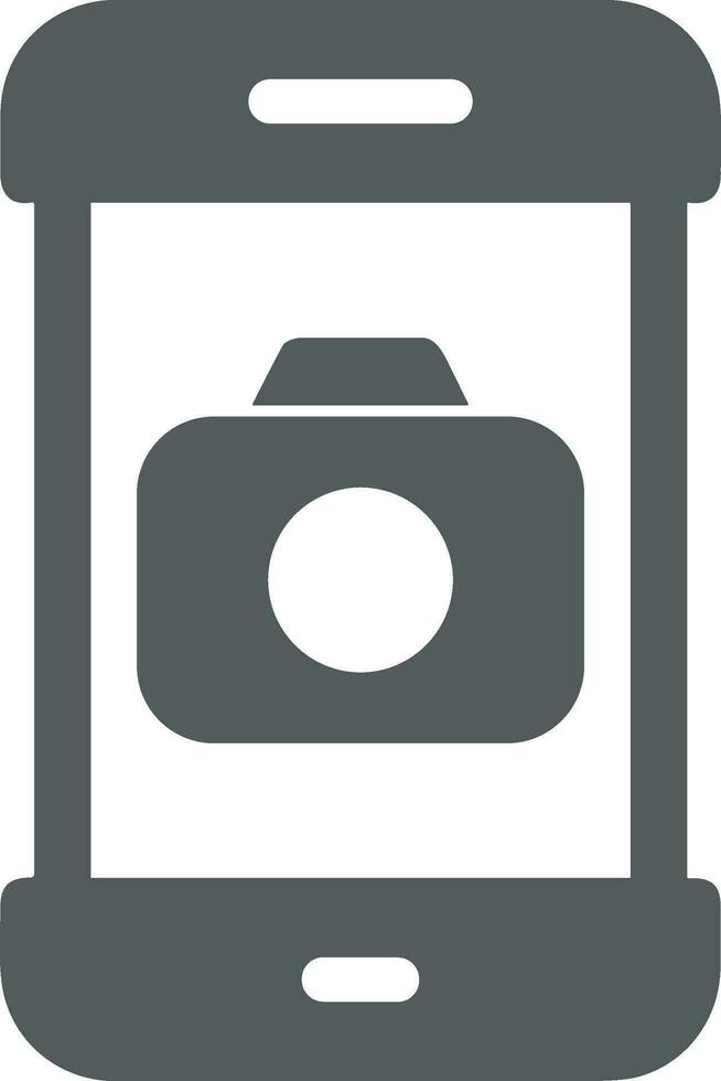 Camera photography icon symbol vector image. Illustration of multimedia photographic lens graphic design image