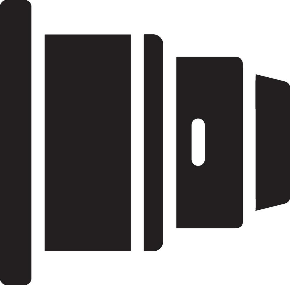 Camera photography icon symbol vector image. Illustration of multimedia photographic lens graphic design image