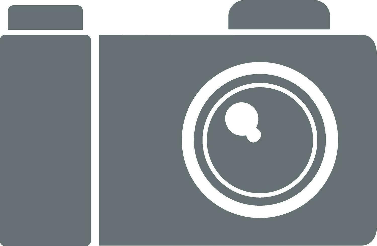 Camera photography icon symbol vector image. Illustration of multimedia photographic lens graphic design image