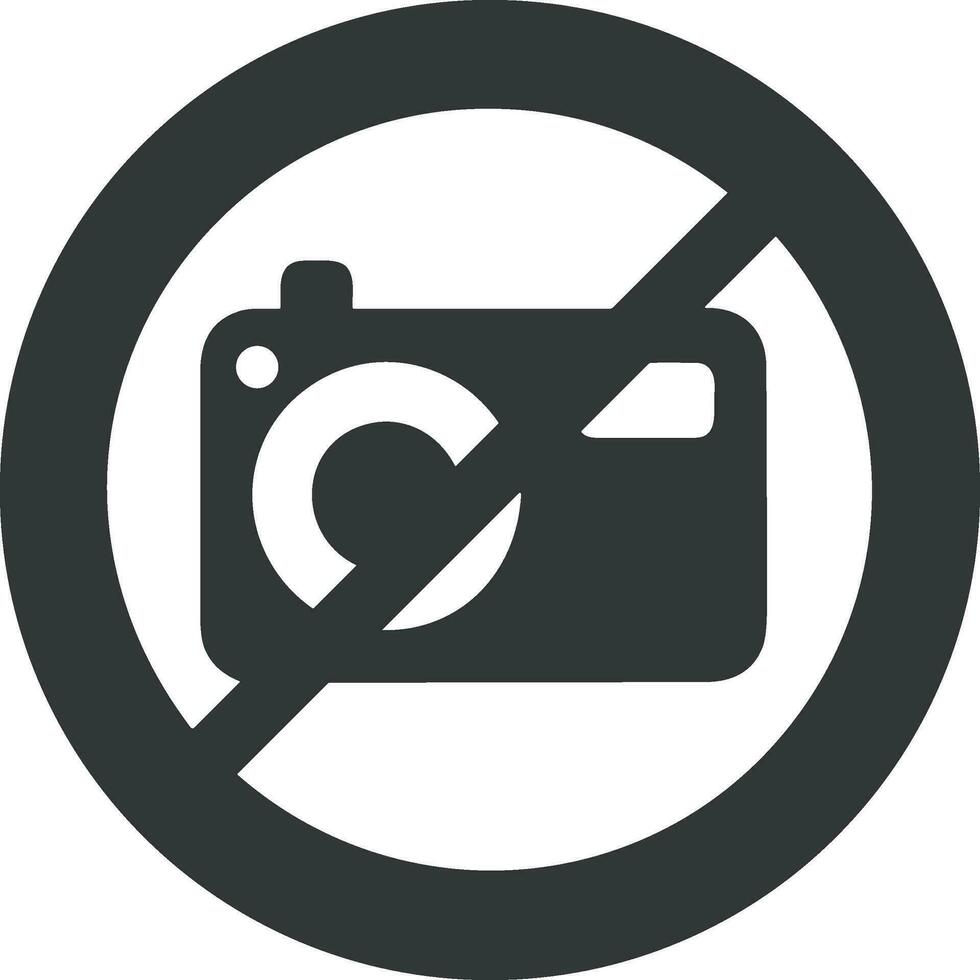 Camera photography icon symbol vector image. Illustration of multimedia photographic lens graphic design image