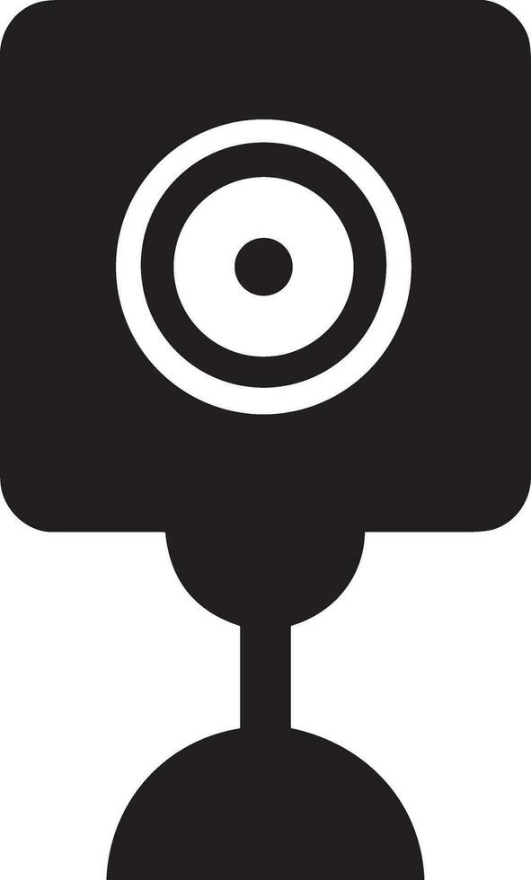 Camera photography icon symbol vector image. Illustration of multimedia photographic lens graphic design image
