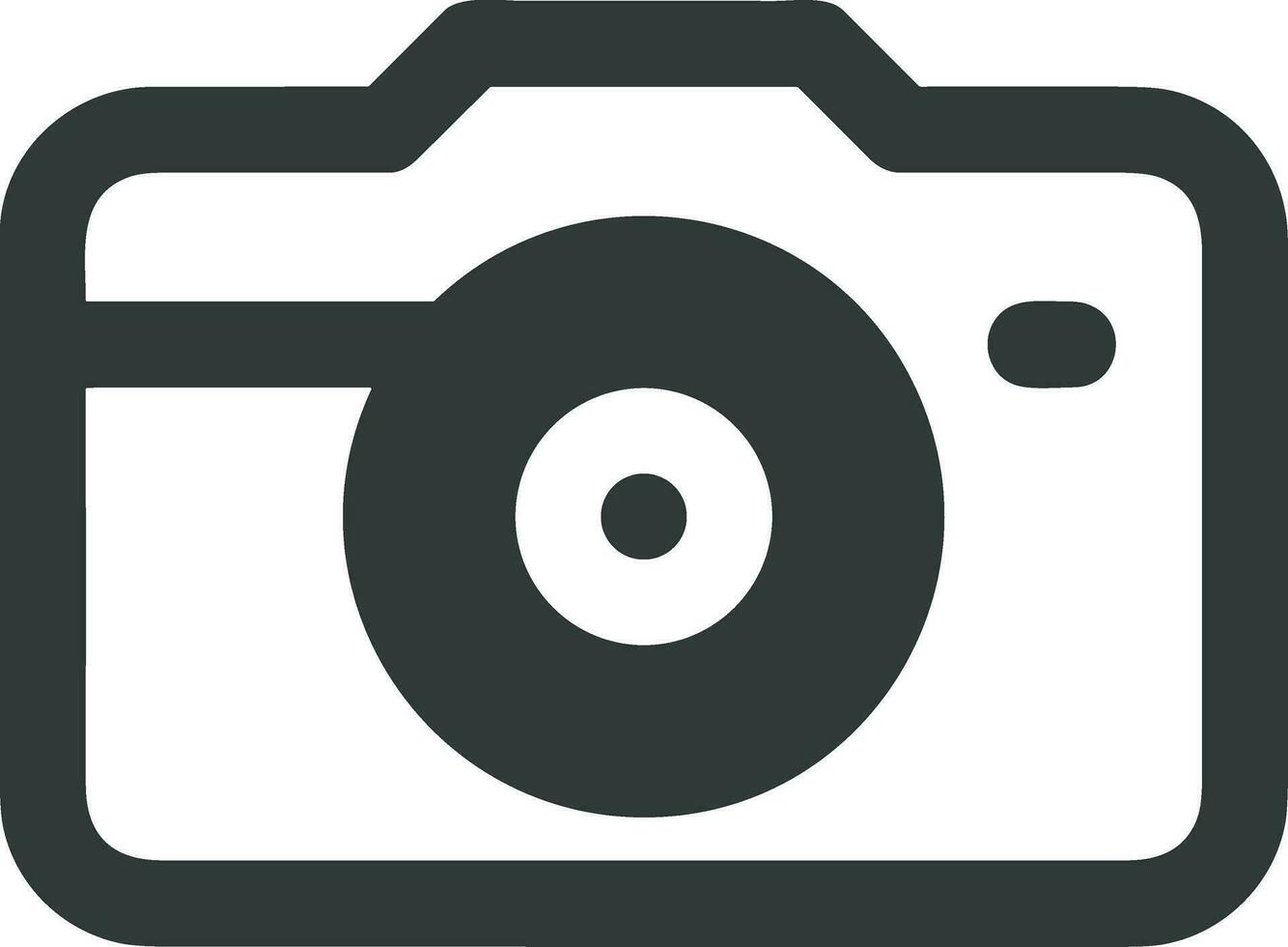 Camera photography icon symbol vector image. Illustration of multimedia photographic lens graphic design image