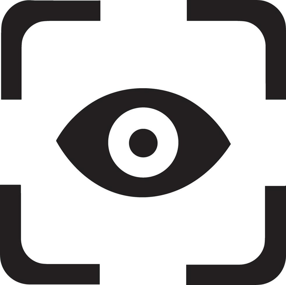 Camera photography icon symbol vector image. Illustration of multimedia photographic lens graphic design image