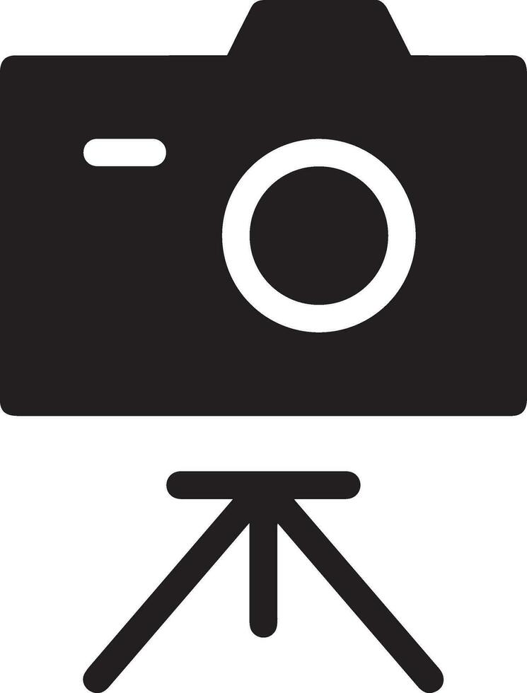 Camera photography icon symbol vector image. Illustration of multimedia photographic lens graphic design image