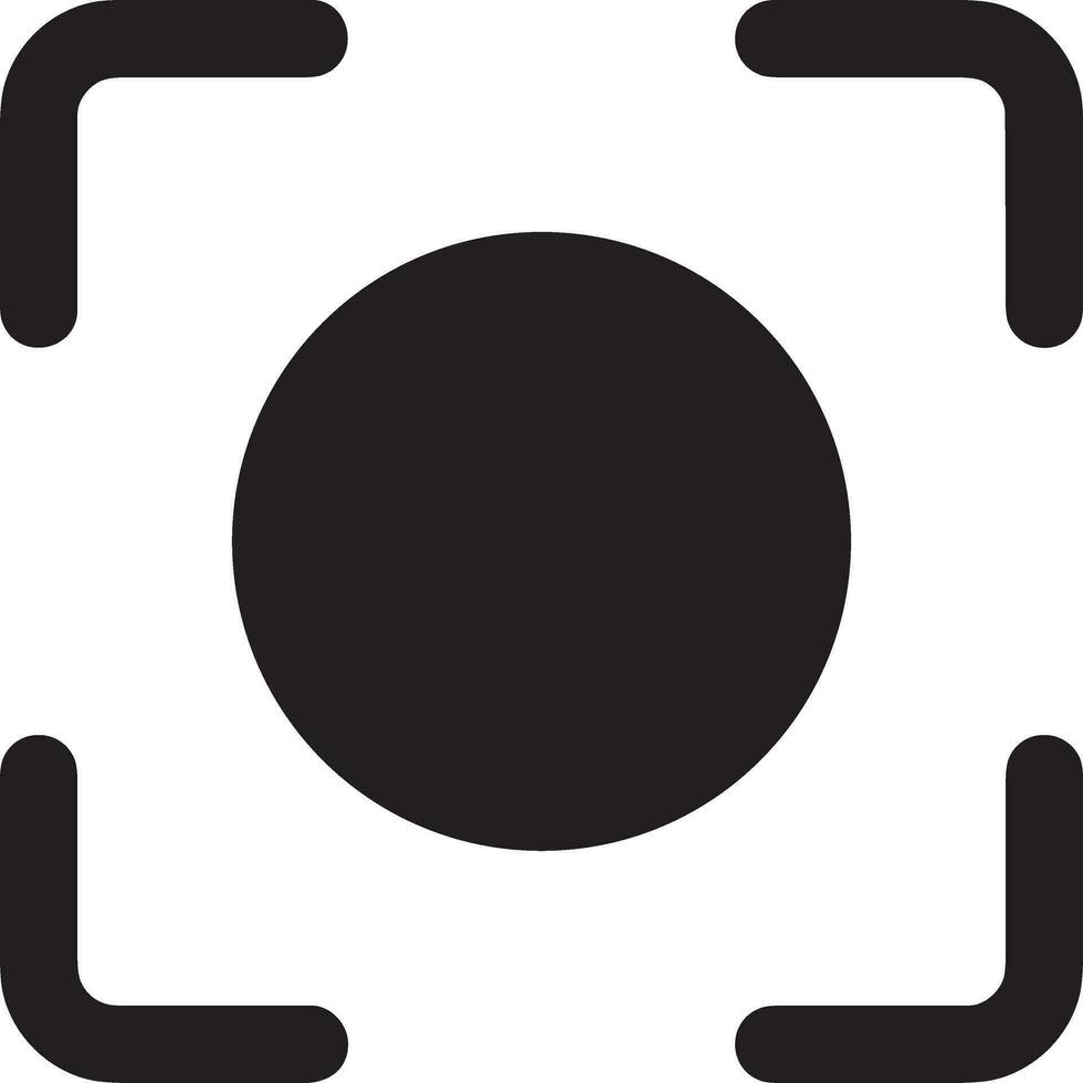 Camera photography icon symbol vector image. Illustration of multimedia photographic lens graphic design image