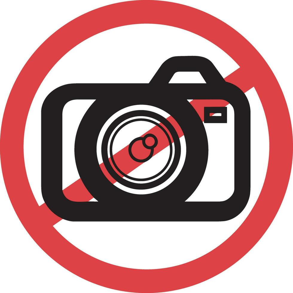 Camera photography icon symbol vector image. Illustration of multimedia photographic lens graphic design image