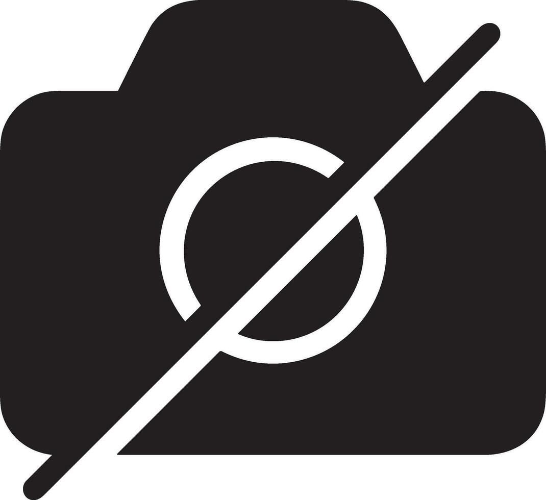 Camera photography icon symbol vector image. Illustration of multimedia photographic lens graphic design image