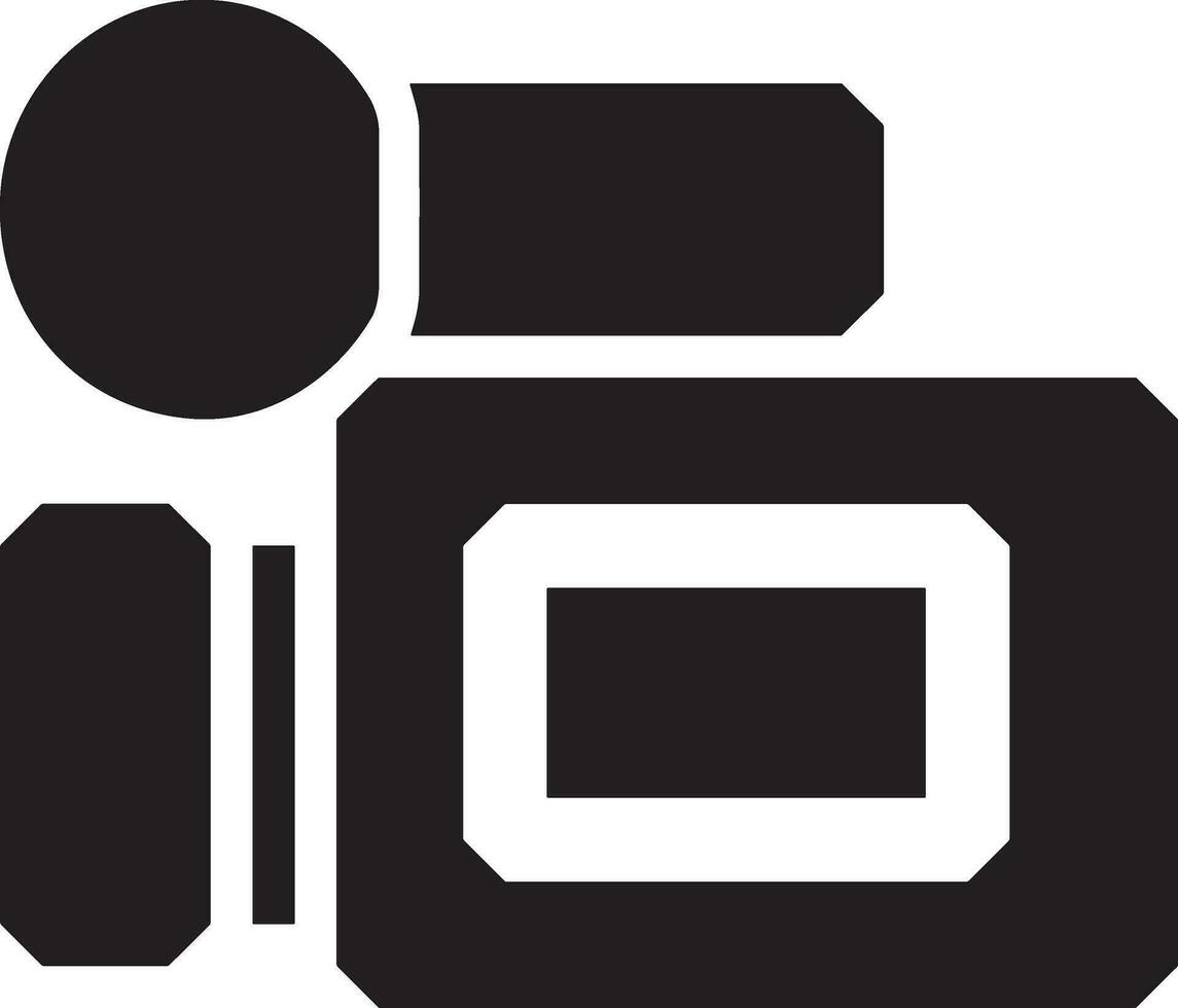 Camera photography icon symbol vector image. Illustration of multimedia photographic lens graphic design image
