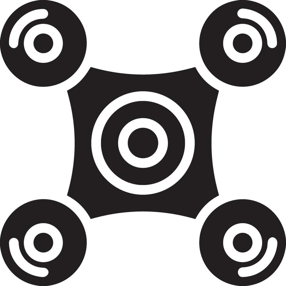 Camera photography icon symbol vector image. Illustration of multimedia photographic lens graphic design image