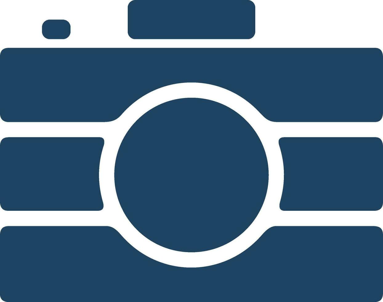 Camera photography icon symbol vector image. Illustration of multimedia photographic lens graphic design image