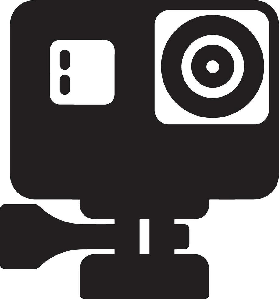 Camera photography icon symbol vector image. Illustration of multimedia photographic lens graphic design image