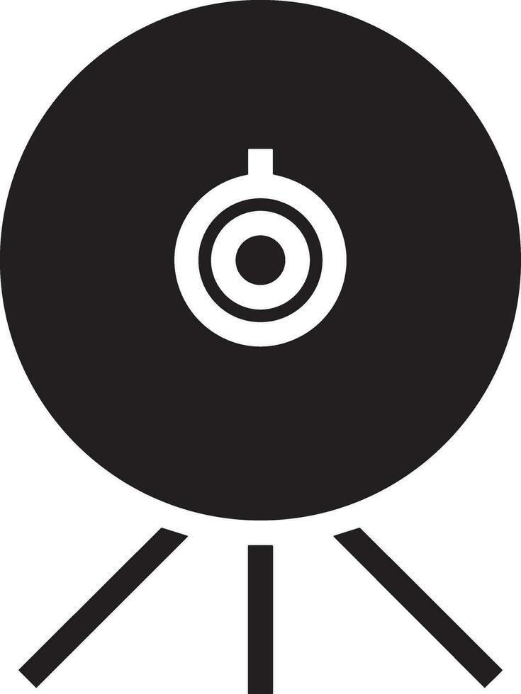 Camera photography icon symbol vector image. Illustration of multimedia photographic lens graphic design image