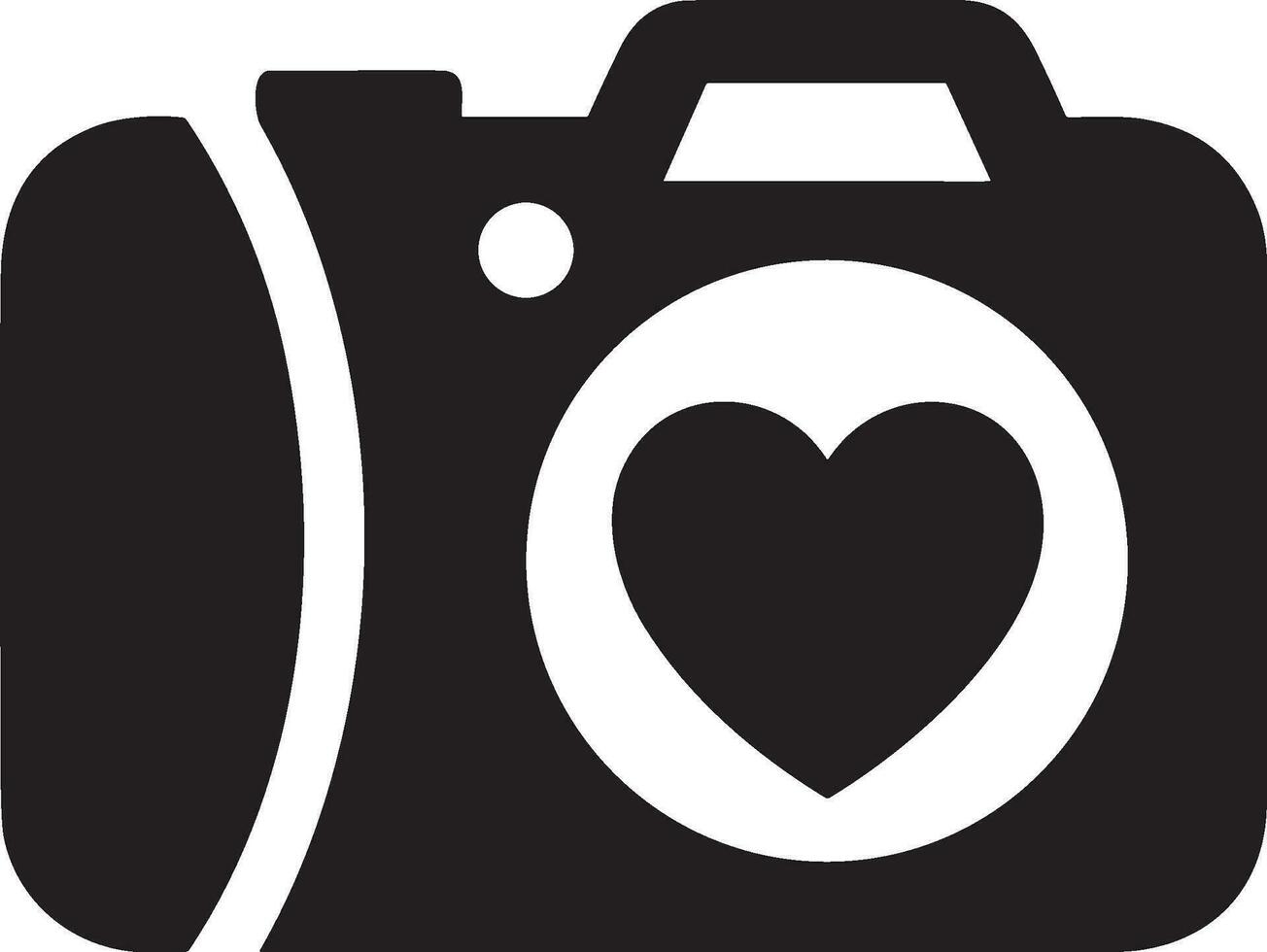 Camera photography icon symbol vector image. Illustration of multimedia photographic lens graphic design image