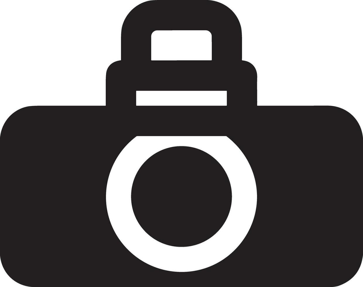 Camera photography icon symbol vector image. Illustration of multimedia photographic lens graphic design image