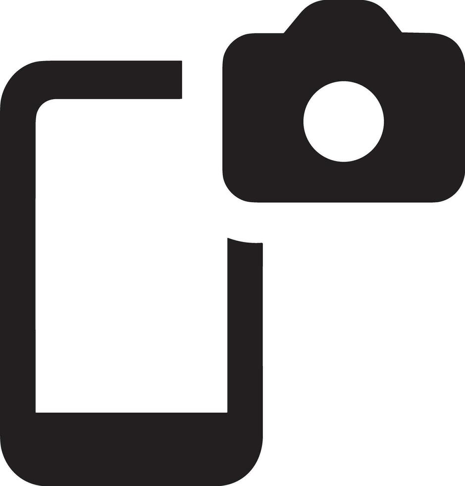 Camera photography icon symbol vector image. Illustration of multimedia photographic lens graphic design image