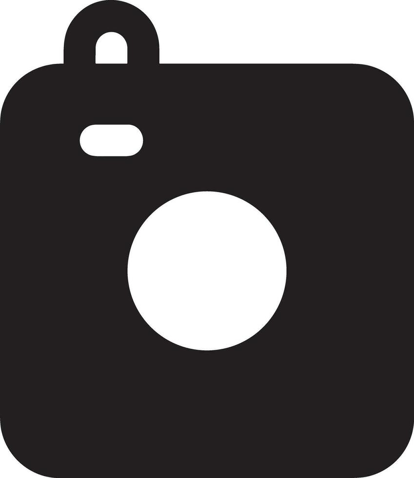 Camera photography icon symbol vector image. Illustration of multimedia photographic lens graphic design image