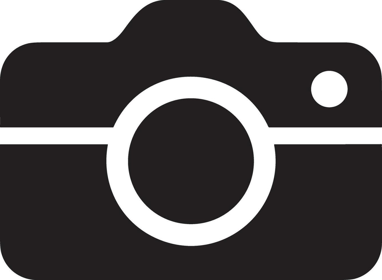 Camera photography icon symbol vector image. Illustration of multimedia photographic lens graphic design image