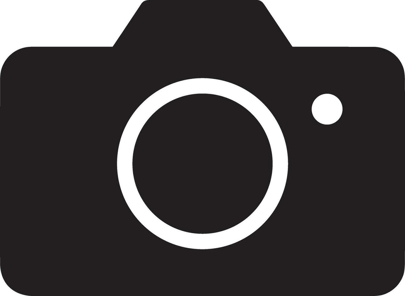 Camera photography icon symbol vector image. Illustration of multimedia photographic lens graphic design image