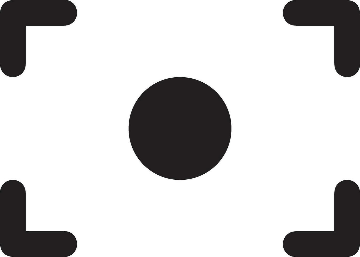 Camera photography icon symbol vector image. Illustration of multimedia photographic lens graphic design image