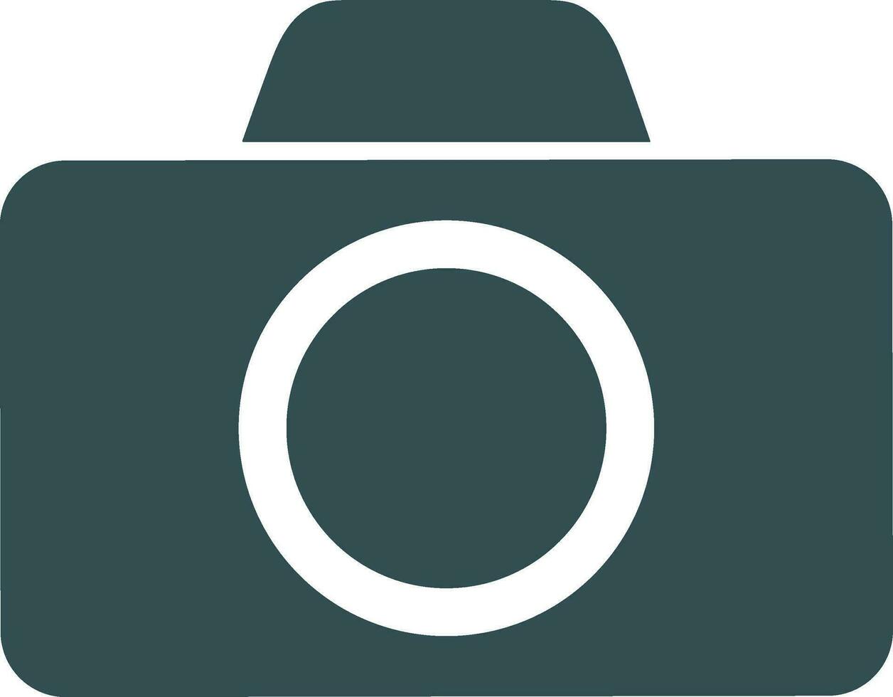 Camera photography icon symbol vector image. Illustration of multimedia photographic lens graphic design image