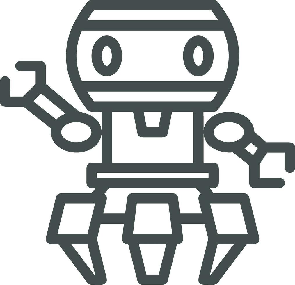 Artificial Intelligence icon symbol vector image. Illustration of the brain robot learning human smart algorithm design image.