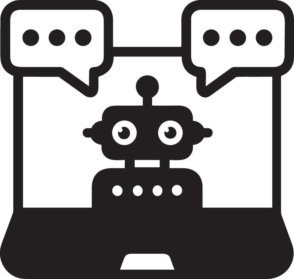 Artificial Intelligence icon symbol vector image. Illustration of the ...