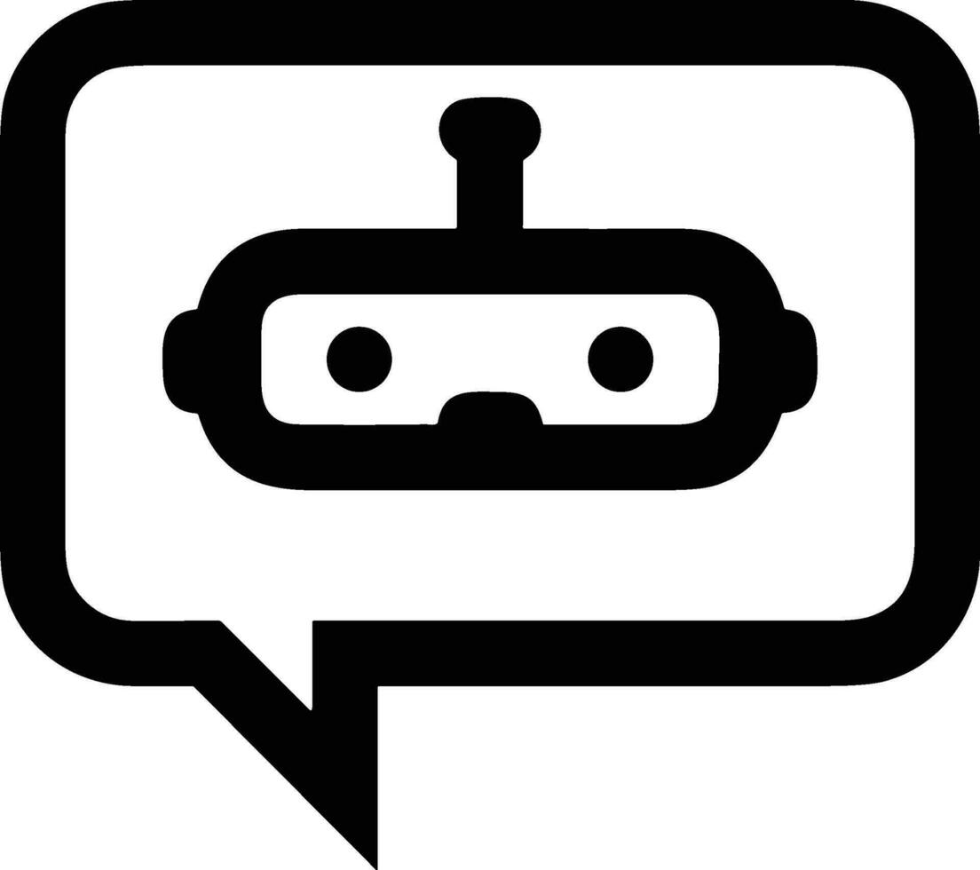 Artificial Intelligence icon symbol vector image. Illustration of the brain robot learning human smart algorithm design image.