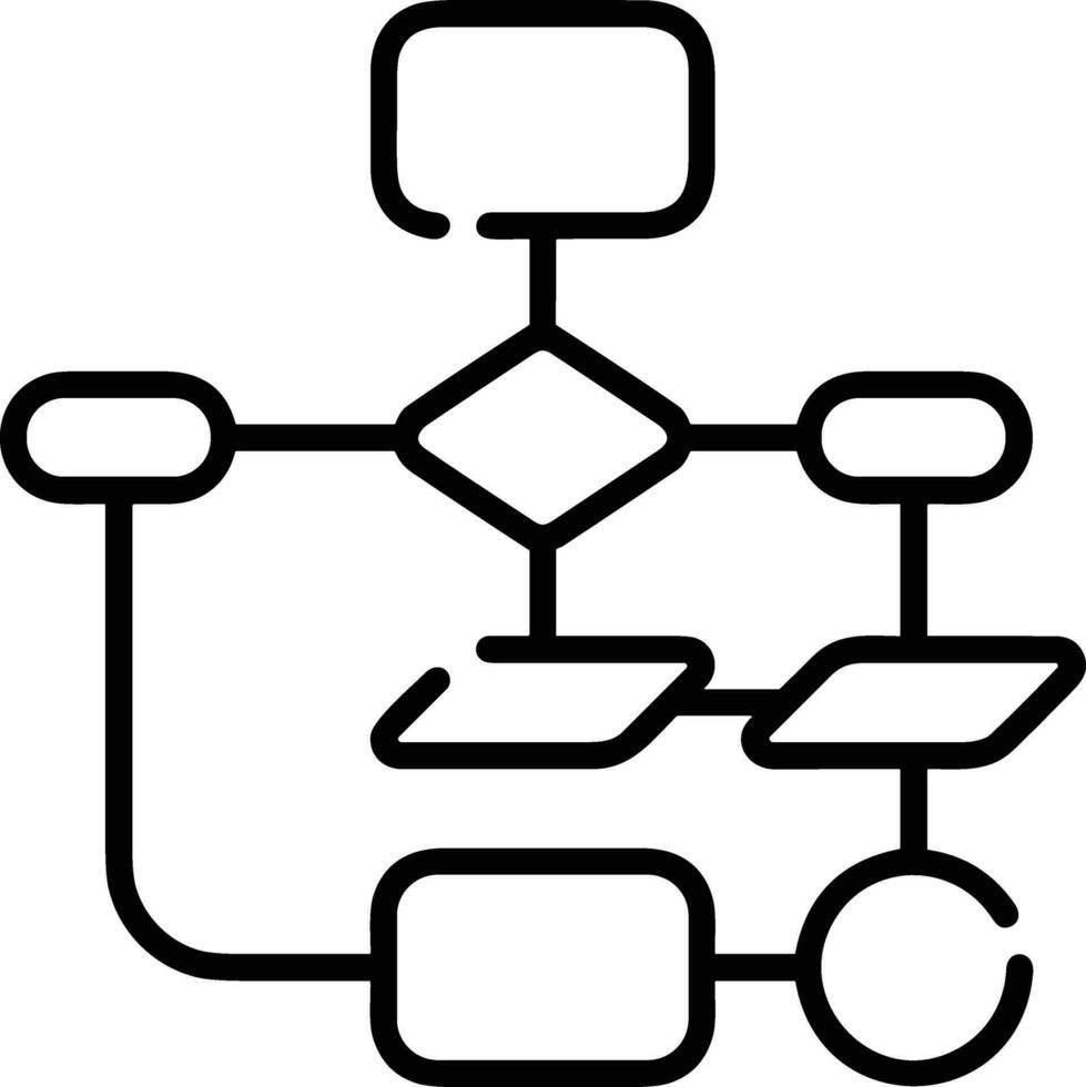 Artificial Intelligence icon symbol vector image. Illustration of the brain robot learning human smart algorithm design image.