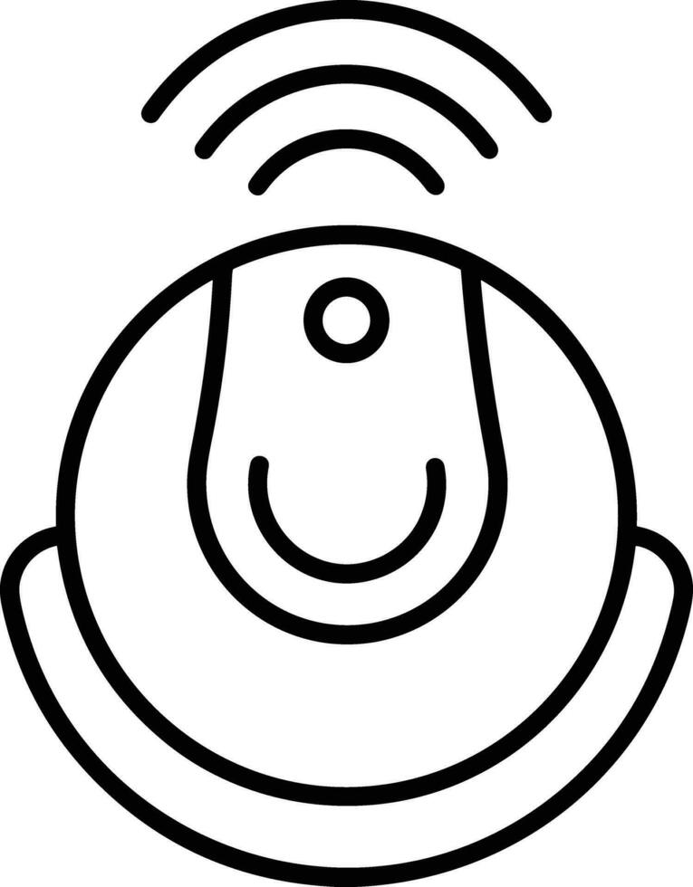 Artificial Intelligence icon symbol vector image. Illustration of the brain robot learning human smart algorithm design image.
