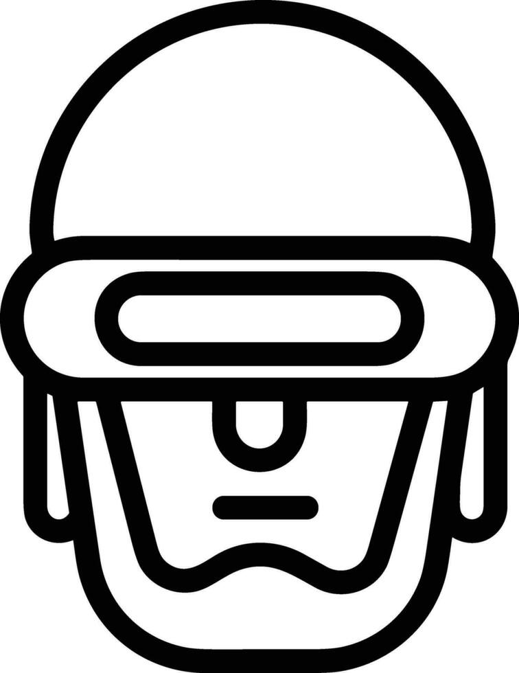 Artificial Intelligence icon symbol vector image. Illustration of the brain robot learning human smart algorithm design image.