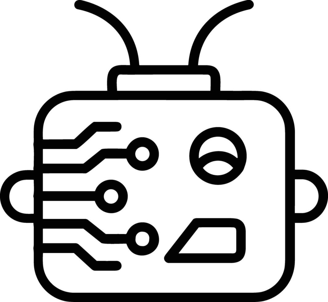 Artificial Intelligence icon symbol vector image. Illustration of the ...