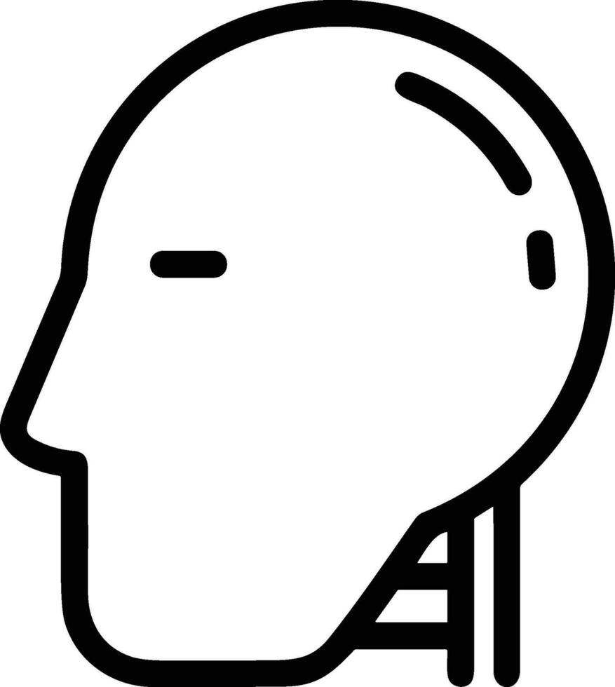 Artificial Intelligence icon symbol vector image. Illustration of the brain robot learning human smart algorithm design image.